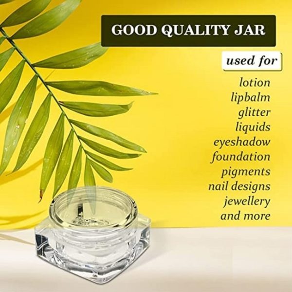 Diamond shape Acrylic Container for Lip Balms / Cosmetic / Makeup / Jeweler / Creams (5 g) - Image 4
