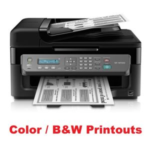 Color and B&W Printouts Service