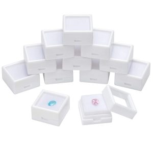 Diamond / Gemstone / Jewelry / Coin Box (3 x 3 cm) - 1 piece