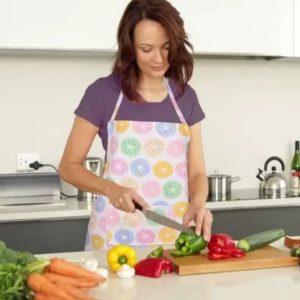 Nostaljia Cotton Home Use Apron - Free Size
