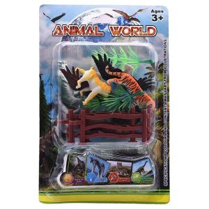 JB Solid Animal World Play Set (8 Pieces)