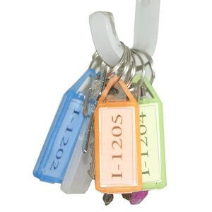 Personalized Writable Name Keychain (pack of 10)