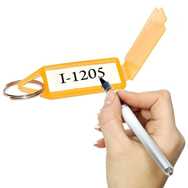 Personalized Writable Name Keychain (pack of 10) - Image 3