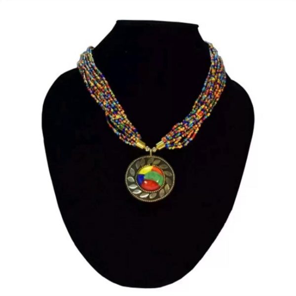 Beads Brass Necklace for Women (1 piece) - Image 2