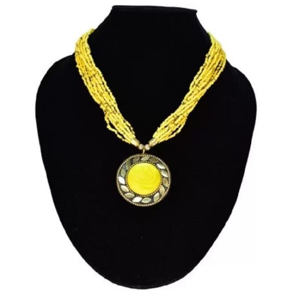 Beads Brass Necklace for Women (1 piece) - Image 3