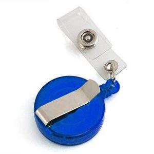 Round Shape Yo-Yo Retractable Key Ring for ID Card Holder