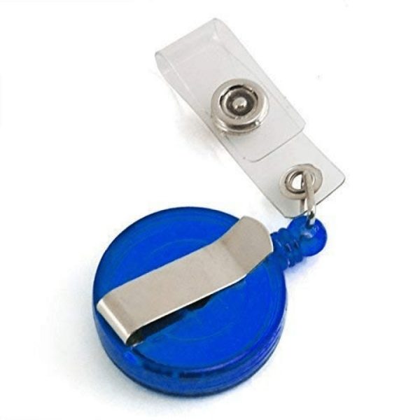 Round Shape Yo-Yo Retractable Key Ring for ID Card Holder