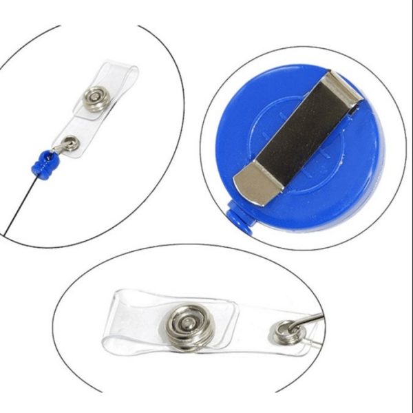 Round Shape Yo-Yo Retractable Key Ring for ID Card Holder - Image 2