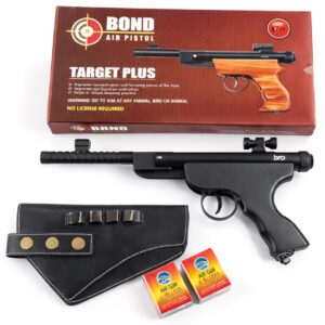 Bond Air Pistol Target Plus with pistol cover and 100 pellets (No license required)