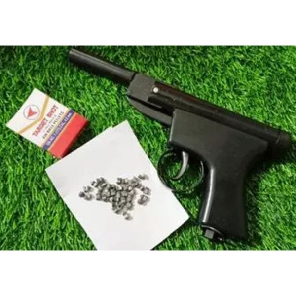 4.5 MM Air Pistol gun with 100 pellets (No license required) - Image 2