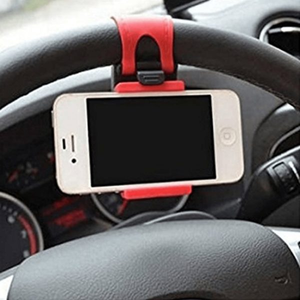 Car Steering Wheel Mobile Phone Socket Holder - Image 3