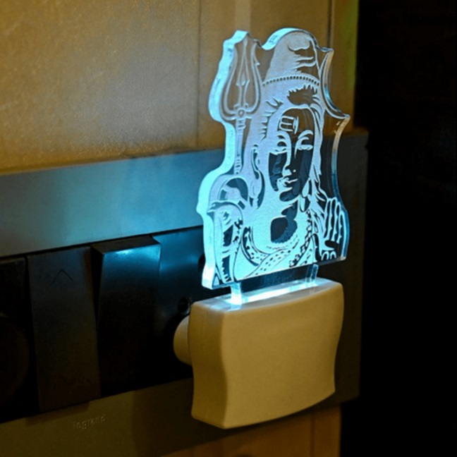 3D Illusion Shiva LED Color Changing Night Lamp - Image 2