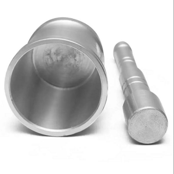 Metal Okhli and Masher Mortar / Spice Mixer and Grinding Pot - Image 2