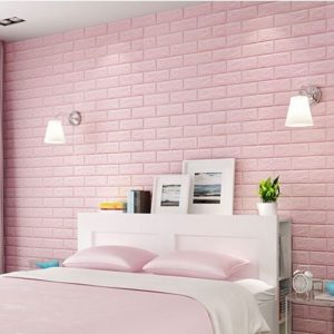 Self Adhesive 3D Brick Wallpaper (70 x 77 cm)