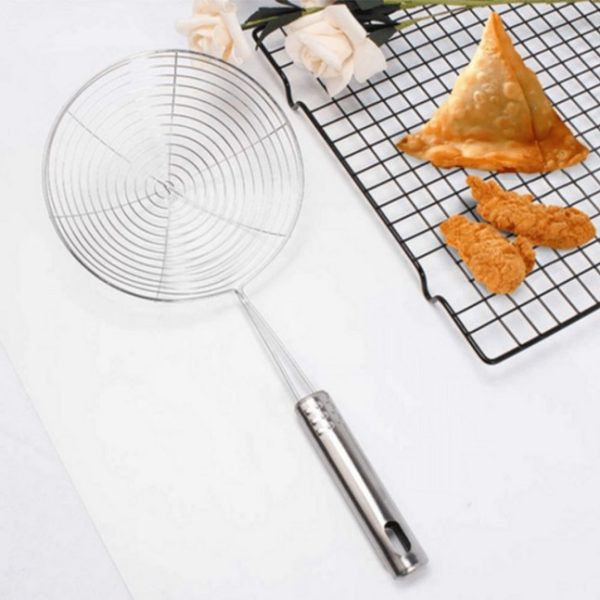 Stainless Steel Deep Fry Jhara / Puri Strainer - Image 4