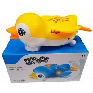 Light Sound Bump and GO Penguin Car Toy for Kids