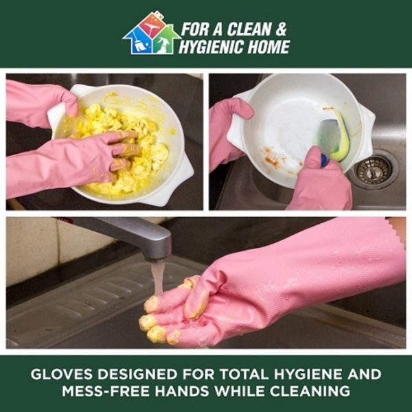 Scotch-Brite Rubber Kitchen Gloves - L (1 pair) - Image 3
