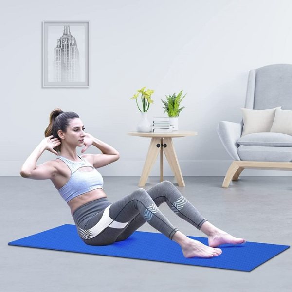 BeatXP 4mm EVA Premium Yoga Mat (Blue) - Image 2