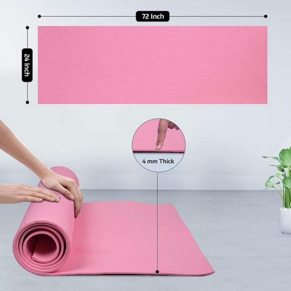 BeatXP 4mm EVA Premium Yoga Mat (Blue) - Image 4