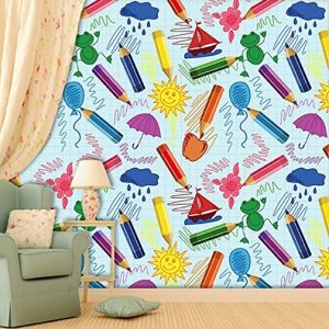 Matte Finish Premium Strong Self Adhesive Wallpaper (122 x 40 cm)