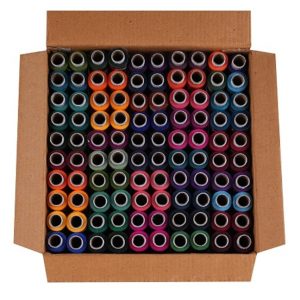 Super Poly Sewing Colored Thread 50 Tubes Box (200 meter each) - 10 KM total