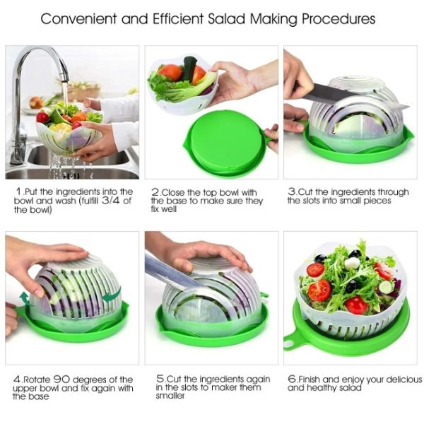 Easy Salad Maker & Washer (BPA Free) - Image 2