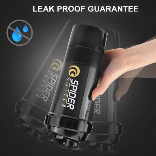 Spider Protein Shaker / Shaker Bottle / Gym Bottle (BPA Free) - 500 ml - Image 4