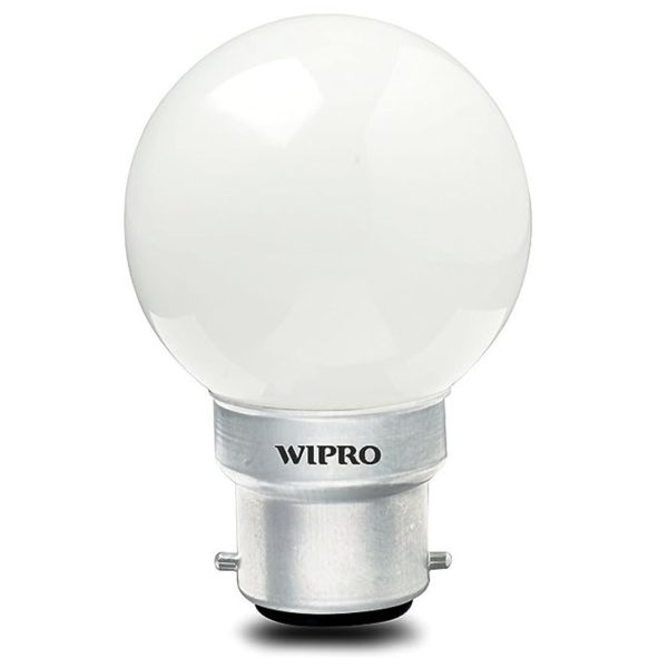 Wipro Safelite B22D 0.5-Watt LED Night Bulb (White)