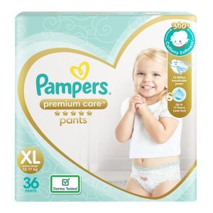 Pampers Premium Care Pants (XL) 36 Count Softest ever Pampers Pants