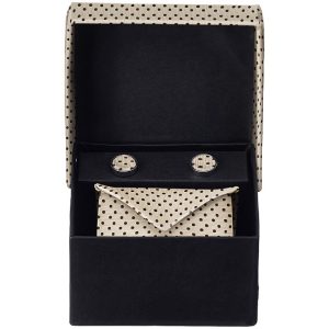 Necktie Cufflink and Pocket Square Combo