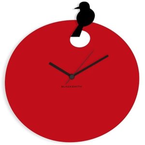 Analog Wall Clock with Cute Bird