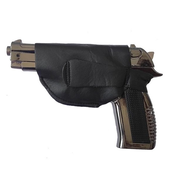 608 Heavy Metal Pistol Gun Lighter with Barrel Pull Back System - Image 2