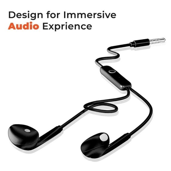 Mobex Pure Bass Quality Sound Earphones (Black) - Image 3