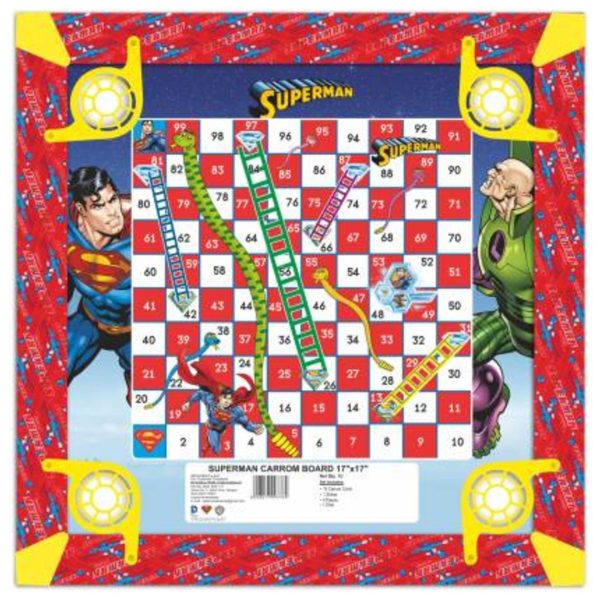 Superman Kids Carrom Board & Game - Image 2