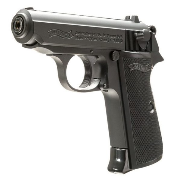 Umarex James Bond Walther PPK/s CO2 Pistol 4.5 MM (.177) BB with 500 BBs and 3 CO2 Cylinder