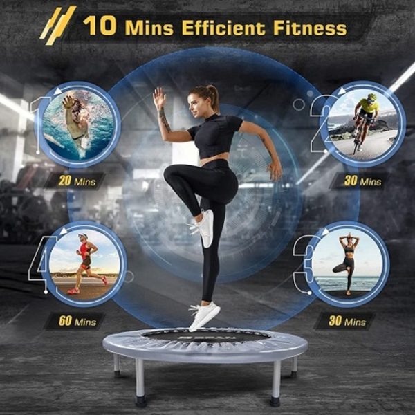 38 inch Rebounder Trampoline with Metal Springs and Padding for kids and adults - Image 2