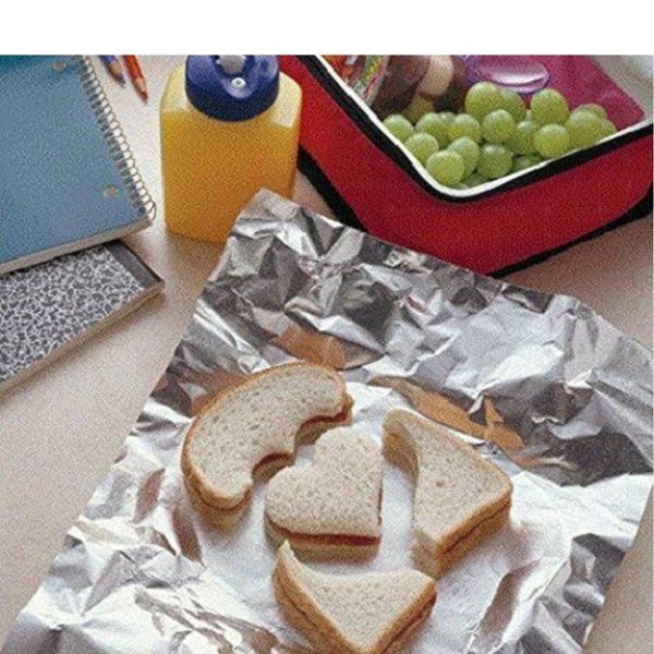 Pearsilk Pre-cut Aluminium Foil Sheets / Food Wrap sheets (1 KG) - Image 4