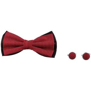 Men's Bowtie and Cufflink Combo