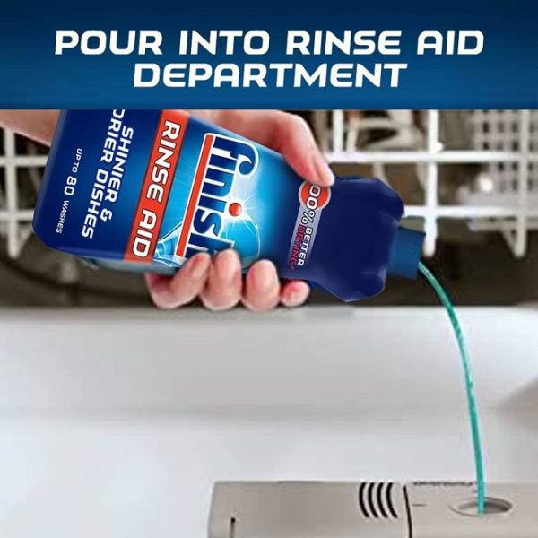 Finish Dishwasher Rinse Aid Liquid Shine & Dry (400 ml) - Image 3