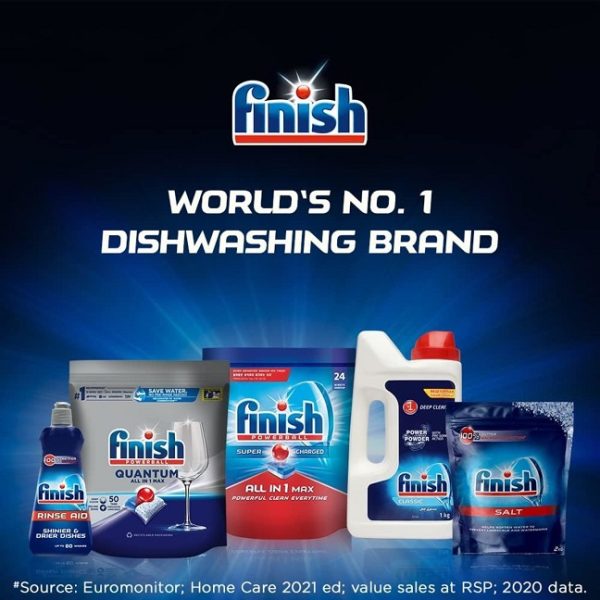 Finish Dishwasher Rinse Aid Liquid Shine & Dry (400 ml) - Image 4
