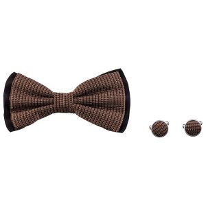 Men's Bowtie and Cufflink Combo