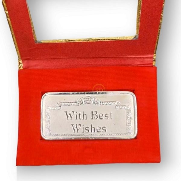 50 Gm rectangle Coin Holder box for Silver Coin/Gold Coin / Shagun Return Gift - Image 2