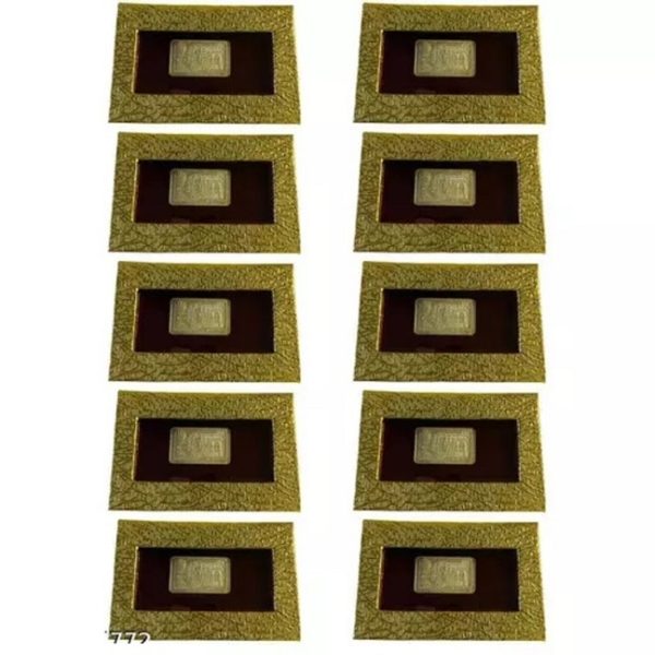 50 Gm rectangle Coin Holder box for Silver Coin/Gold Coin / Shagun Return Gift - Image 4