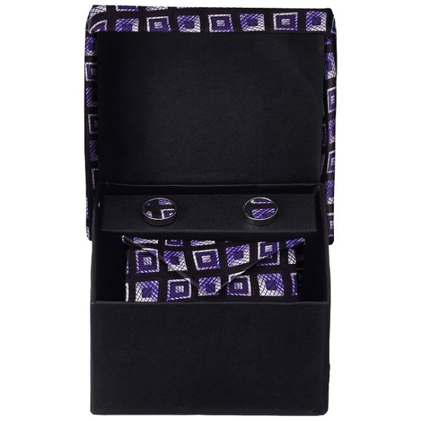 Men's Necktie and Cufflink Combo