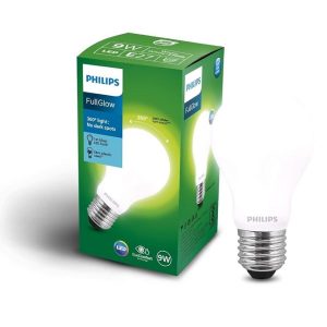 Philips Full Glow Energy Saver Filament Glass E27 LED Bulb (9-watt, 825 Lumen)