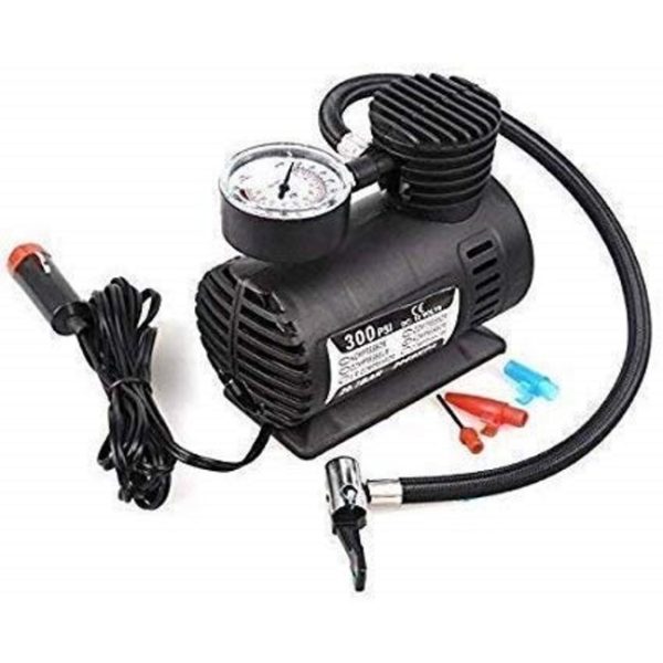 300 PSI 12 Volt  Electric Air Compressor for car, Bike, Football, Basketball - Image 3