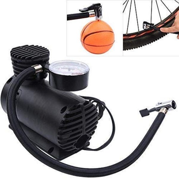 300 PSI 12 Volt  Electric Air Compressor for car, Bike, Football, Basketball - Image 4