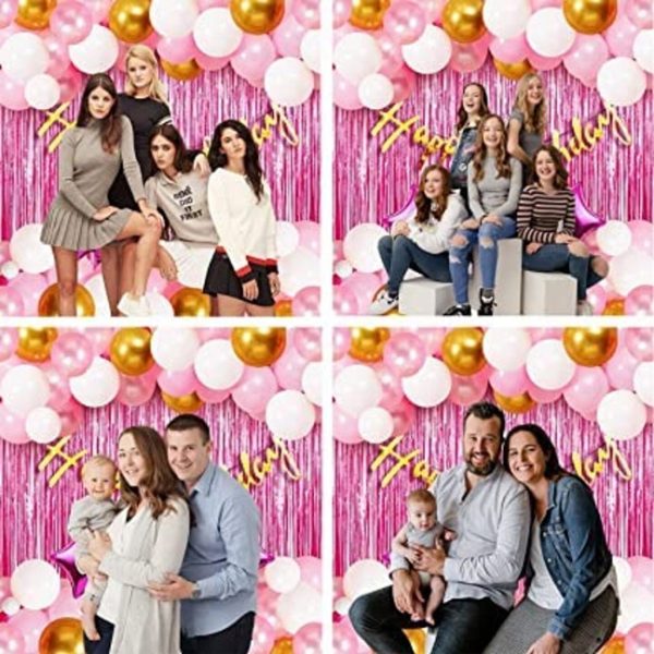 Birthday party decoration combo (Pink) - Image 4