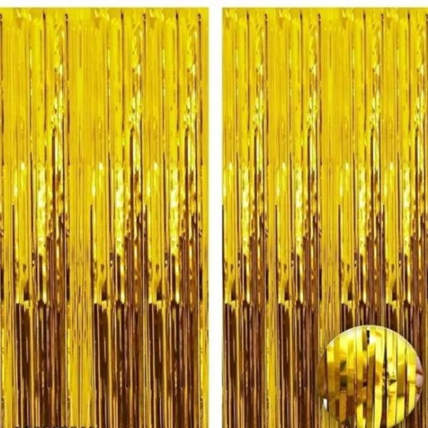 Birthday party decoration combo (Gold Black) - Image 3
