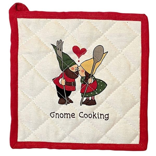 Mabelle 100% Cotton Heat Resistant Pot Holder / Quilted Hot Pad for Kitchen (1 piece) - Image 2